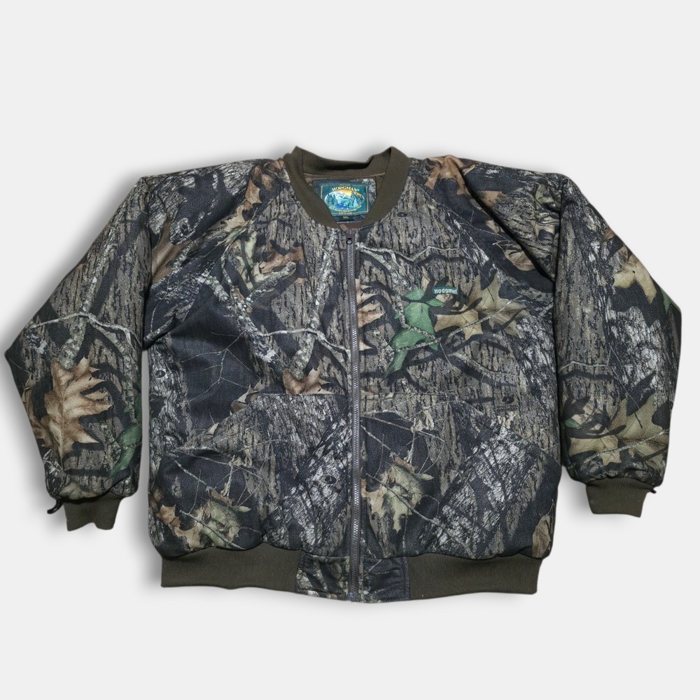 Men's 2XL Hodgman Hunting Coat Heavy Camo Puffer Insulated Jacket Zip Mossy Oak